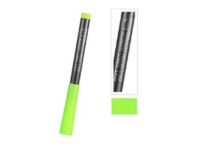 Mkf-01 Flourescent Green Soft Tipped Marker Pen - image 1