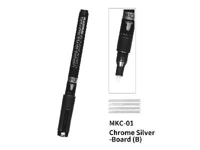 Mkc-01 Chrome Silver Marker Pen Thick (2.5mm) - image 1