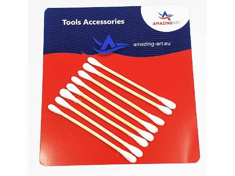 Cotton Swab Round (100 Pcs) - image 1