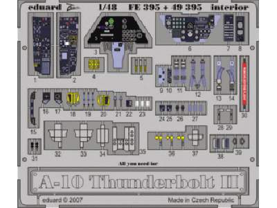 A-10 interior 1/48 - Hobby Boss - image 1