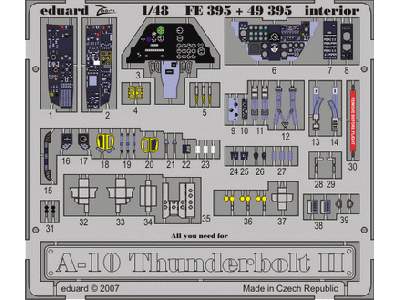 A-10 interior 1/48 - Hobby Boss - image 2