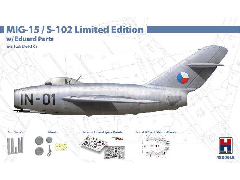 MiG-15 / S-102 + Eduard accessories Limited Edition - image 1