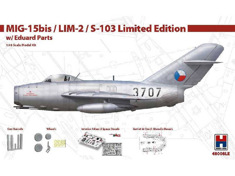 MIG-15bis / LIM-2 + Eduard accessories Limited Edition - image 1