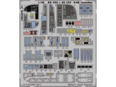 A-6E interior S. A. 1/48 - Kinetic - image 1