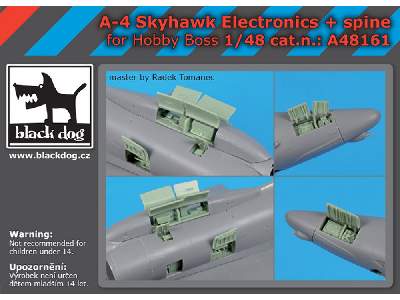 A-4 Skyhawk Electronics+spine For Hobby Boss - image 1
