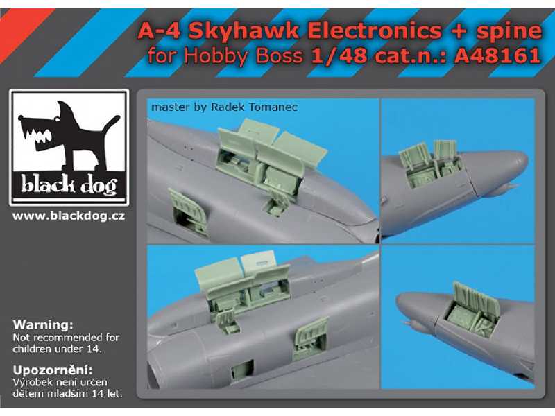 A-4 Skyhawk Electronics+spine For Hobby Boss - image 1