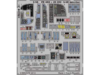 A-6E interior S. A. 1/48 - Kinetic - image 2