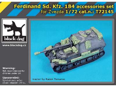 Ferdinand Sd. Kfz 184 Accessories Set For Zvezda - image 1