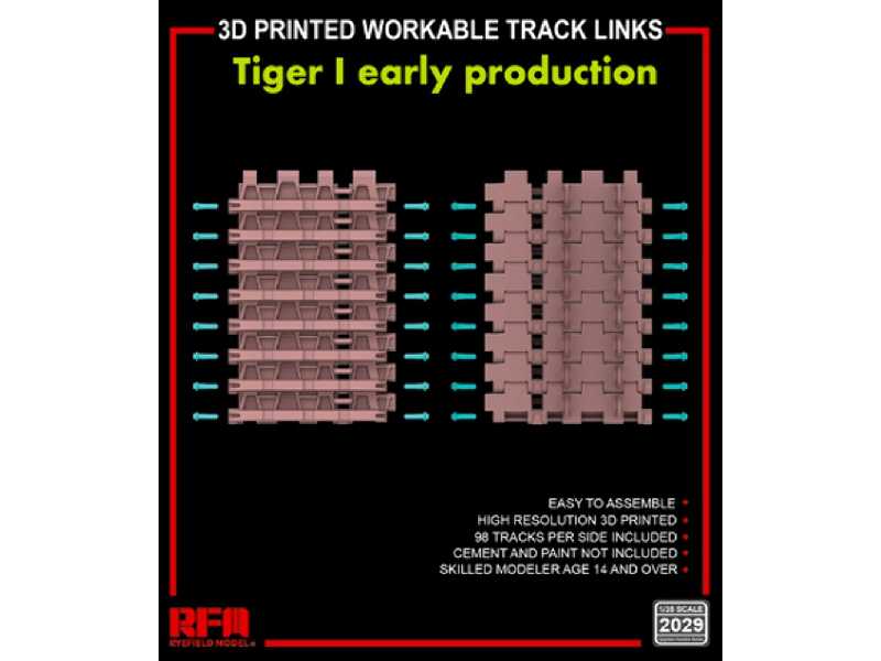 3d Printed Workable Track Links For Tiger I Early - image 1