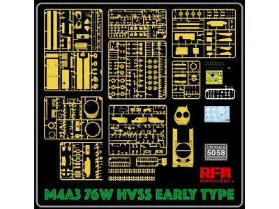 M4a3 76w Hvss Early Type D82081 Turret T - 66 Track - image 2