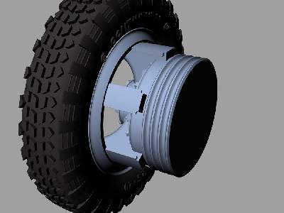 Krupp L3h163 Road Wheels (Gelande Pattern) - image 3