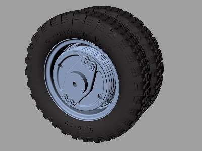 Krupp L3h163 Road Wheels (Gelande Pattern) - image 4