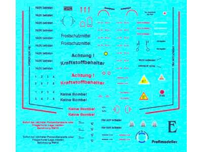 Me-109 E,g,f Stencils - image 1