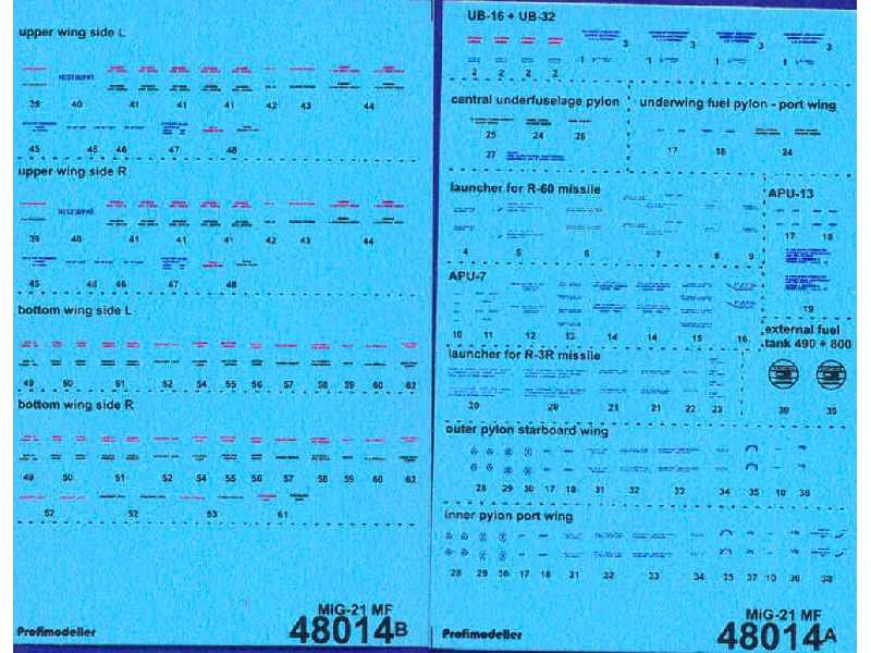Mig-21 Stencils - image 1