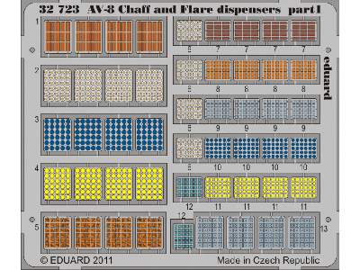 AV-8 Chaff and Flare dispensers 1/32 - Trumpeter - image 2