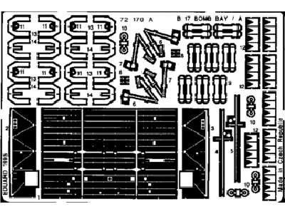 B-17E/ F/G bomb bay 1/72 - Academy Minicraft - image 1