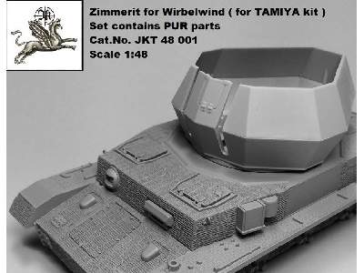 Zimmerit For Wirbelwind (For Tamiya Kit) - image 1