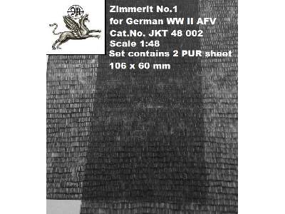 Zimmerit No. 1 - 2 Sheet 106 X 60 Mm - image 1
