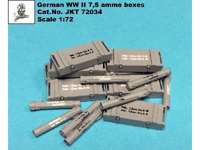 German Ww Ii 7,5cm Ammo Boxes - image 1