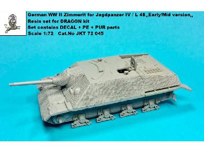 Zimmerit For Jagdpanzer Iv L/48 Early/Mid Version - image 1