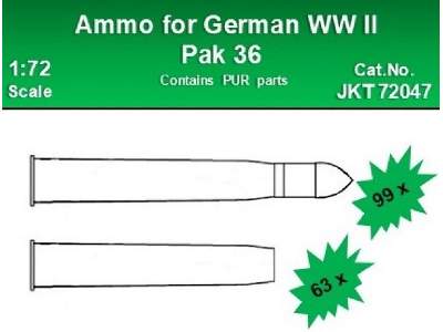 Geman Ww Ii Pak 36 Ammo - image 1