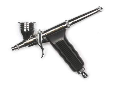 Spray-work Hg Trigger-type Airbrush (W/Integrated Cup) - image 1