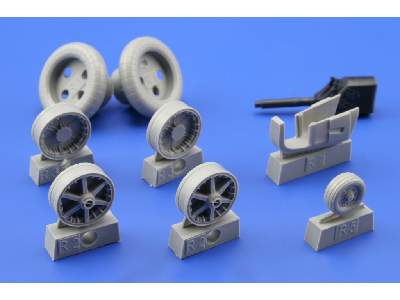 Bf 109E wheels 1/32 - Eduard - image 7