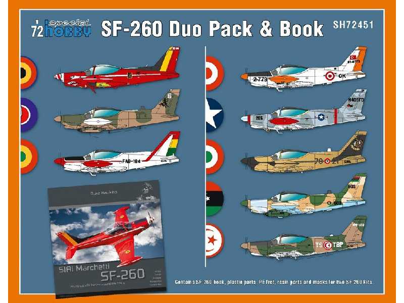 Siai-marchetti Sf-260 Duo Pack With Book - image 1