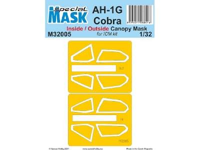 Ah-1g Cobra Inside / Outside Canopy Mask (For Icm Kit) - image 1
