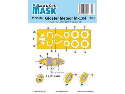 Gloster Meteor Mk.3/4 (For Special Hobby / Mpm Production Kits) - image 1