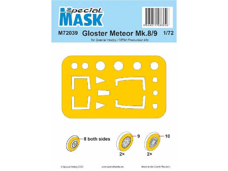 Gloster Meteor Mk.8/9 Mask - image 1