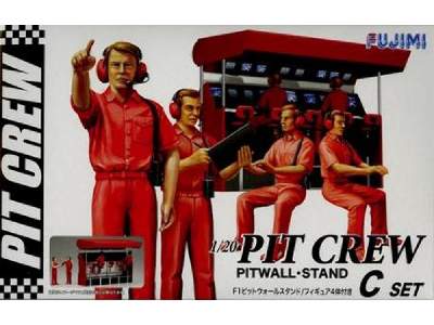 Gt-25 Pit Crew Pitwall Stand C Set - image 1