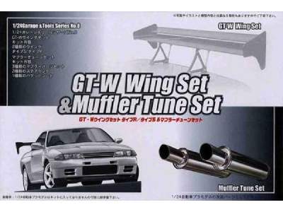 Gt-8 Gt-w Wing Set & Muffler Tune Set - image 1