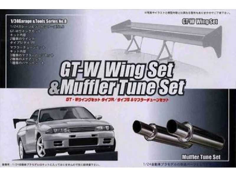 Gt-8 Gt-w Wing Set & Muffler Tune Set - image 1