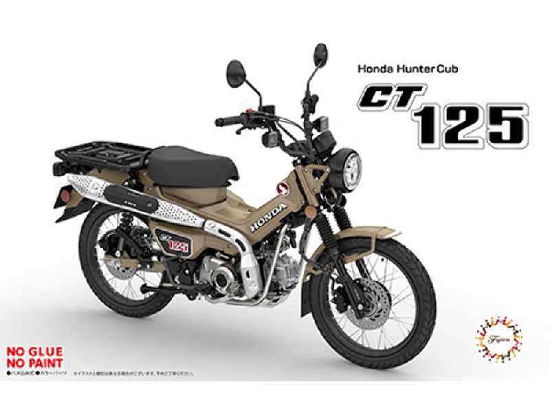 B-nx-4 Honda Hunter Cub Ct 125 (Matt Fresco Brown) - image 1