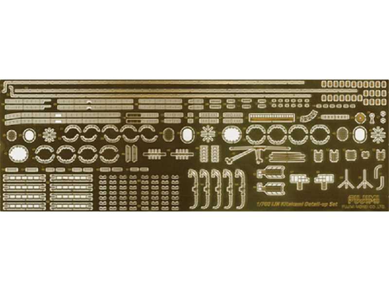 Toku-85 Ex-1 Photo Etched Parts For Ijn Light Cruiser Kitakami (W/2 Pieces 25mm Machine Cannon) - image 1
