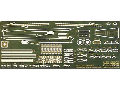 Toku-37 Ex-102 Wood Deck Seal For Ijn Battleship Hiei (W/Ship Name Plate) - image 3