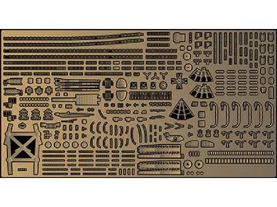 Toku-99 Ex-1 Photo-etched Parts For Ijn Heavy Cruiser Ibuki - image 1