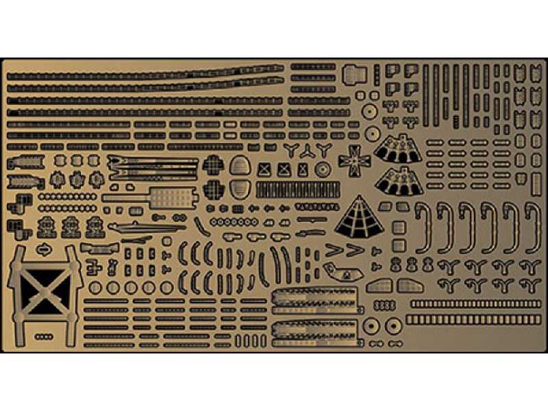 Toku-99 Ex-1 Photo-etched Parts For Ijn Heavy Cruiser Ibuki - image 1