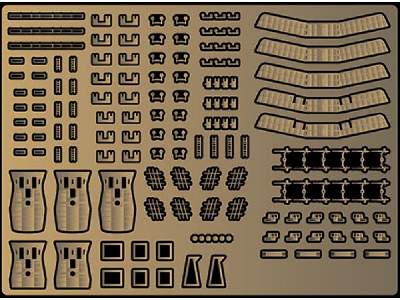 Toku-99 Ex-1 Photo-etched Parts For Ijn Heavy Cruiser Ibuki - image 2