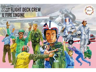 Fdc-2 U.S. Navy Flight Deck Crew & Fire Engine - image 1