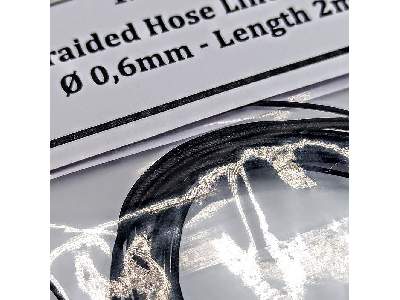 Braided Hose Line Black 0,6mm 2m - image 2