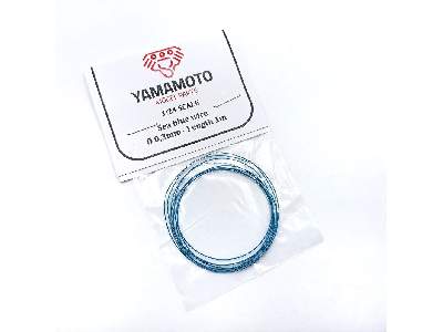 Sea Blue Wire 0,3mm Length 1m - image 1