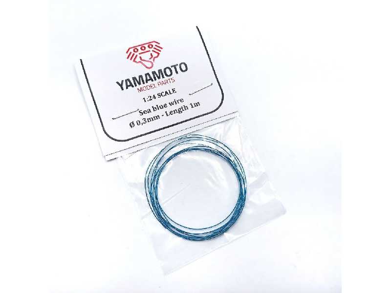 Sea Blue Wire 0,3mm Length 1m - image 1