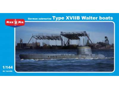 German Submarine Type Xviib Walter Boats - image 1