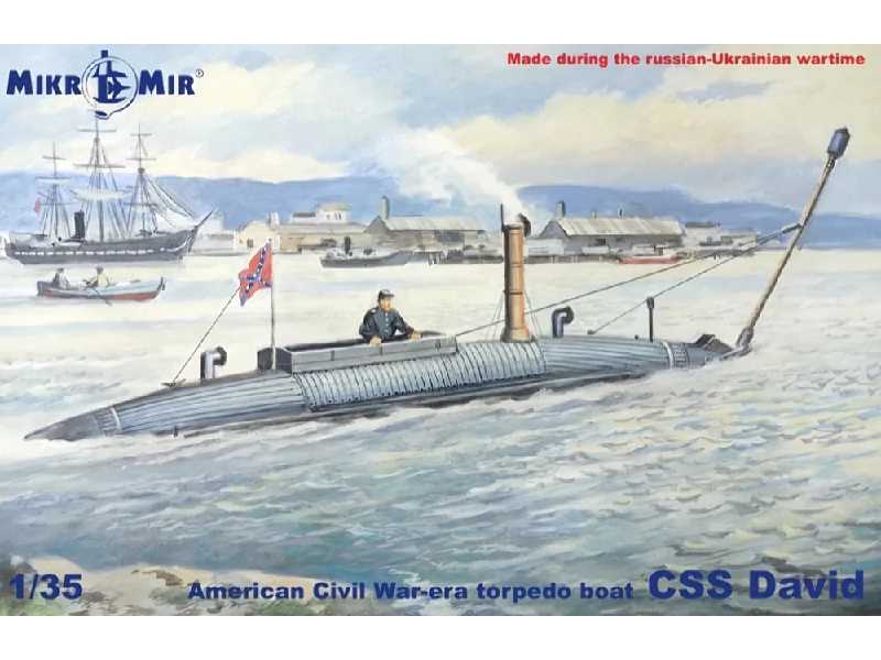 American Civil War - Era Torpedo Boat Css David - image 1