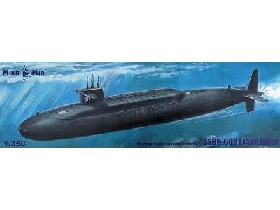 American Nuclear-powered Submarine Ssbn-608 Ethan Allen - image 1