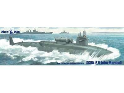 American Nuclear-powered Submarine Ssbn-611 John Marshall - image 1