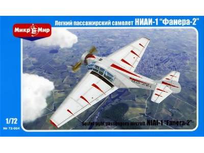 Soviet Light Passengers Aircraft Niai-1 Fanera-2 - image 1