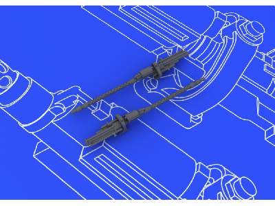 MG 17 German WWII guns 1/48 - image 3